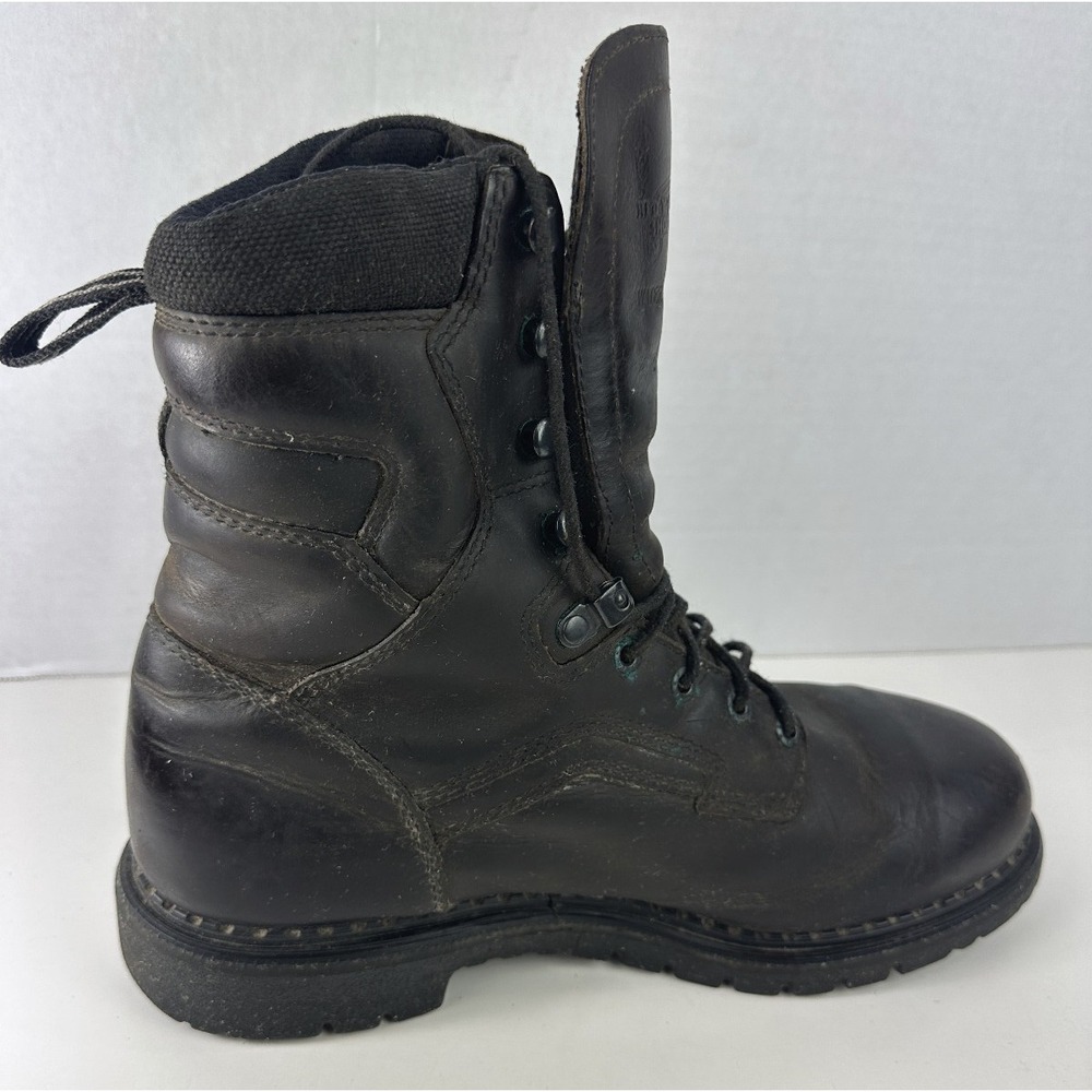 Distressed Red Wing 414 EH Work Boots Brown Leather Men's Size 11 D USA Made - Picture 5 of 16